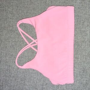 Athleta Girl Light Pink Sports Bra Size XL 14